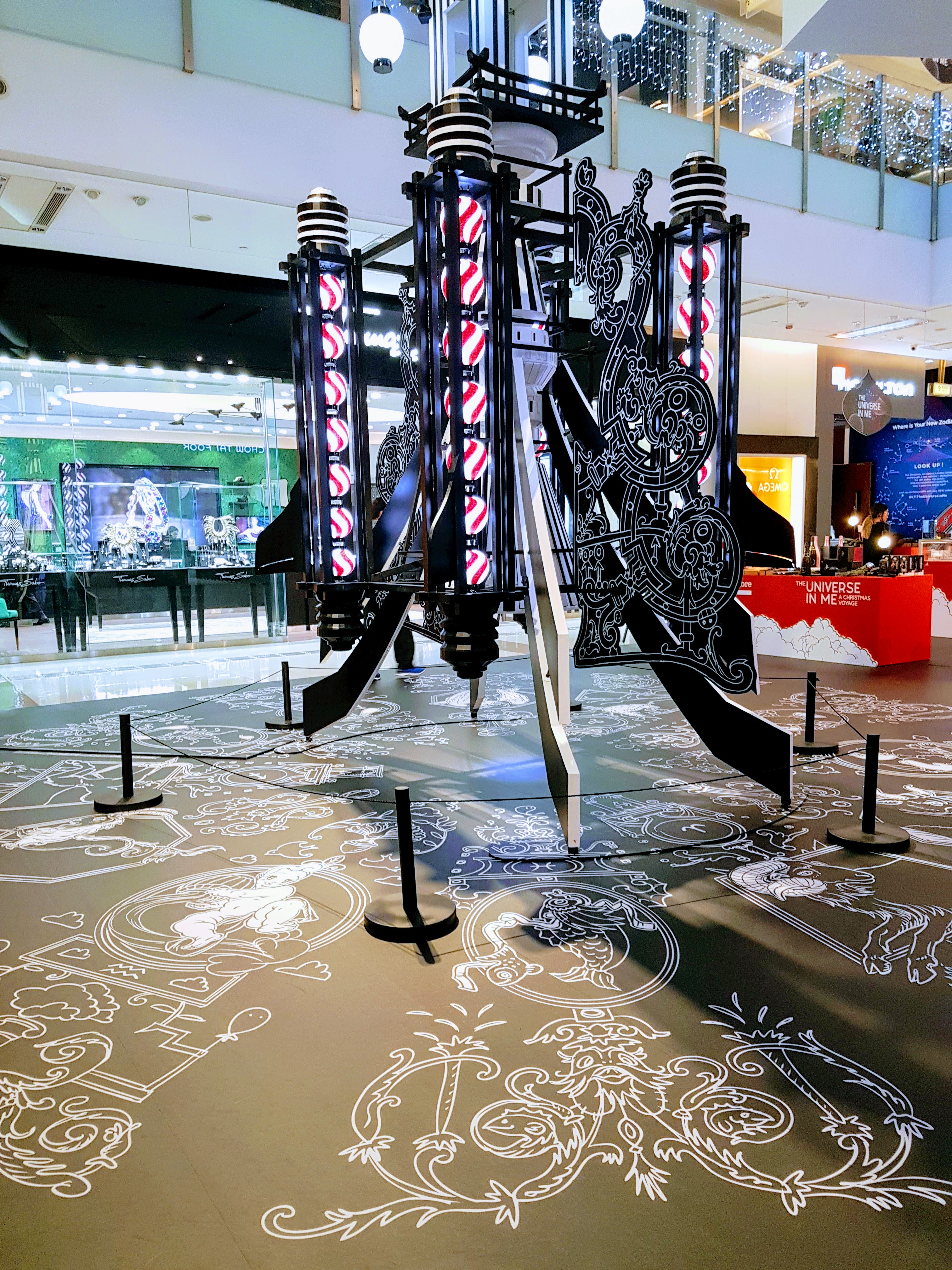 The Universe in Me - Christmas voyage in Hong Kong mall - k11 art