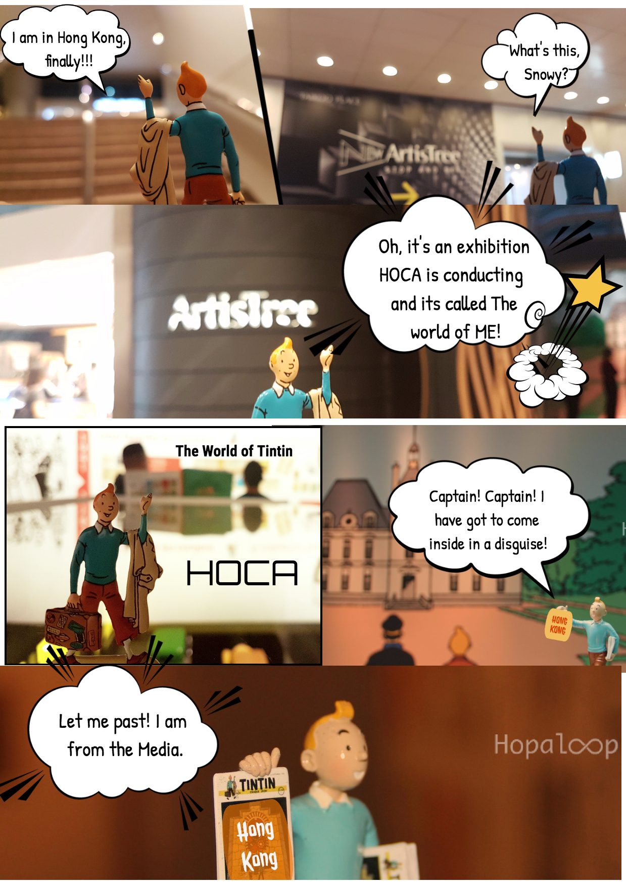 Comic Series - Tintin in Hong Kong