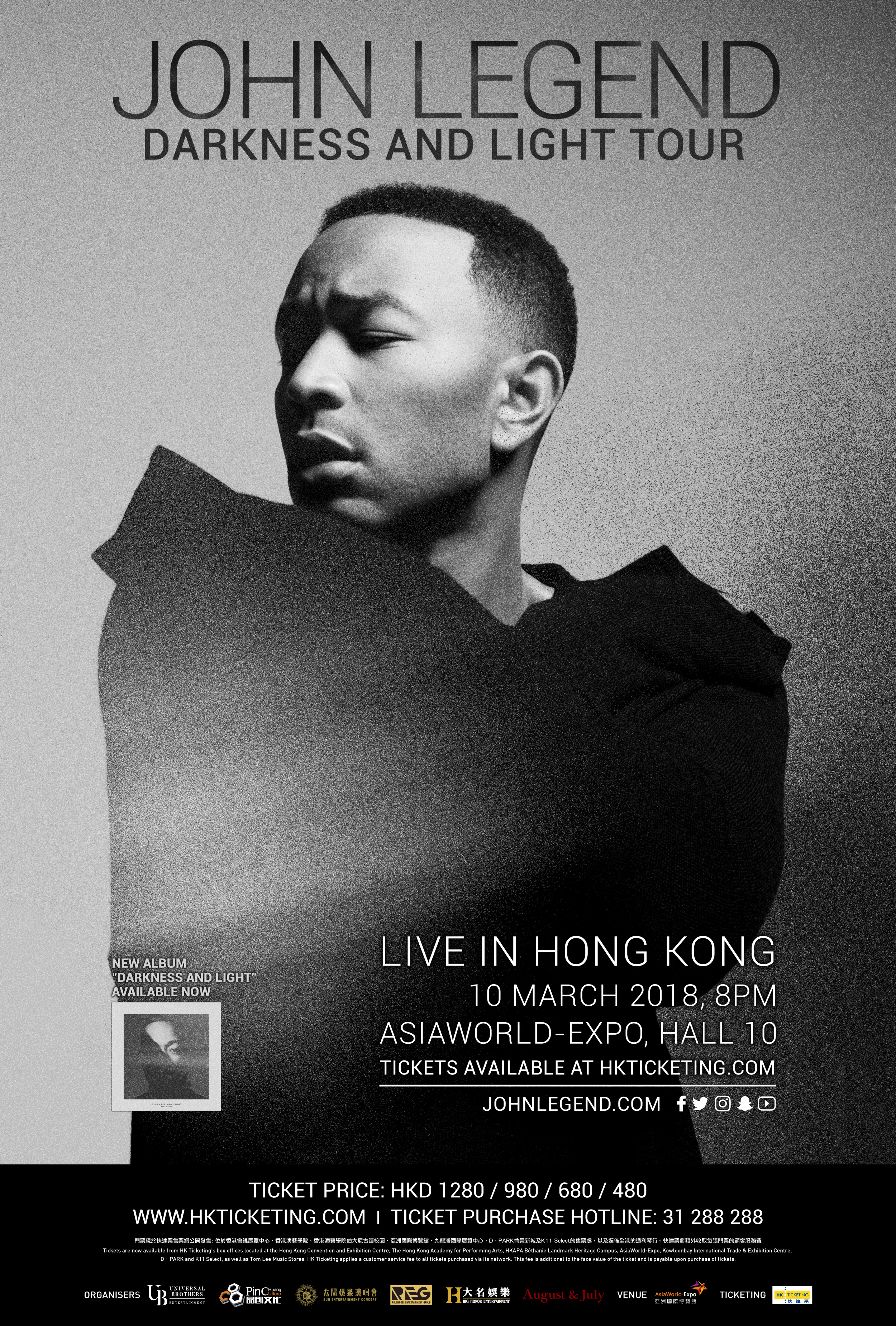 John Legend HK 2018