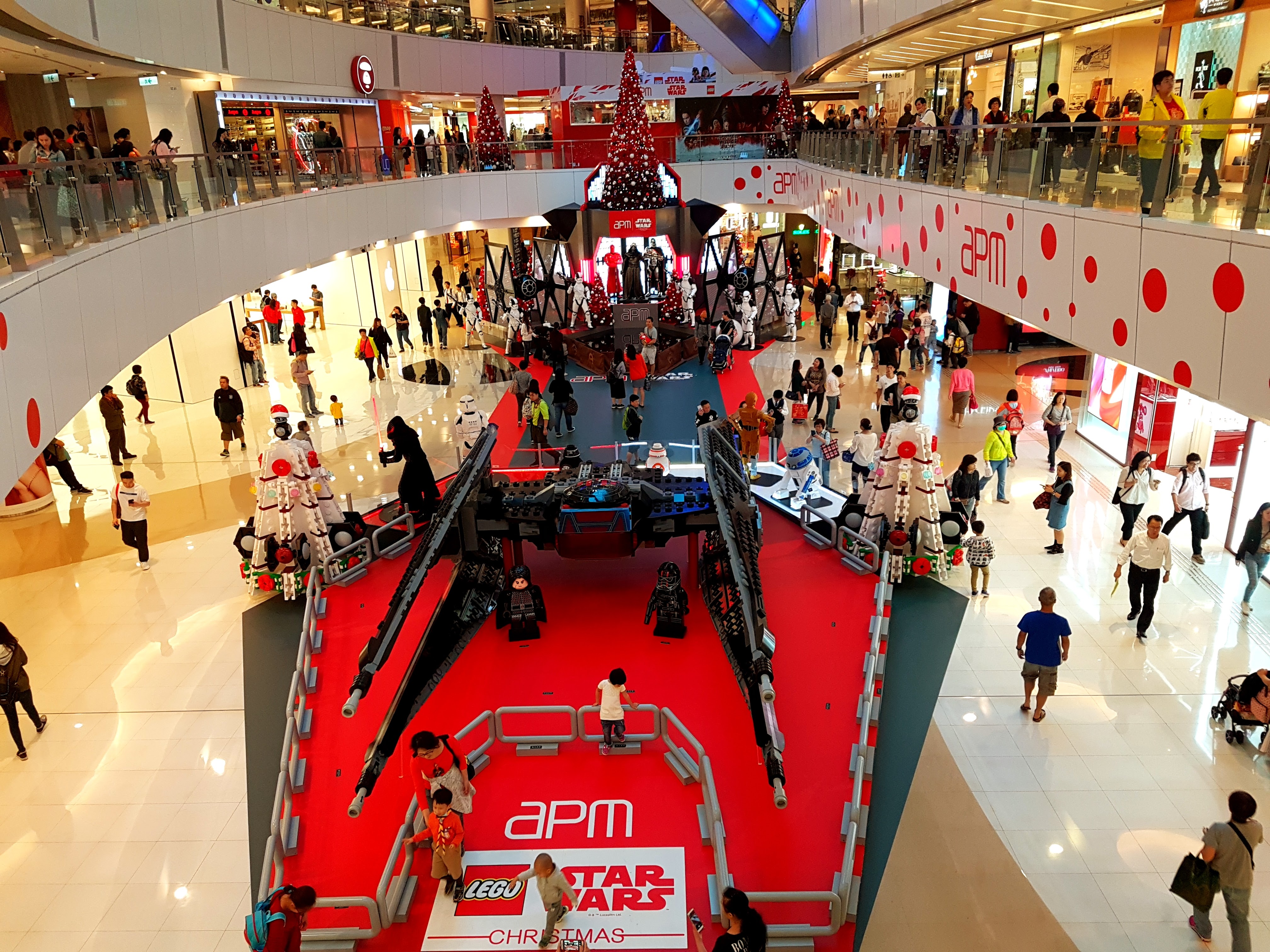 StarWARS themed installation at APM mall Kwon Tong